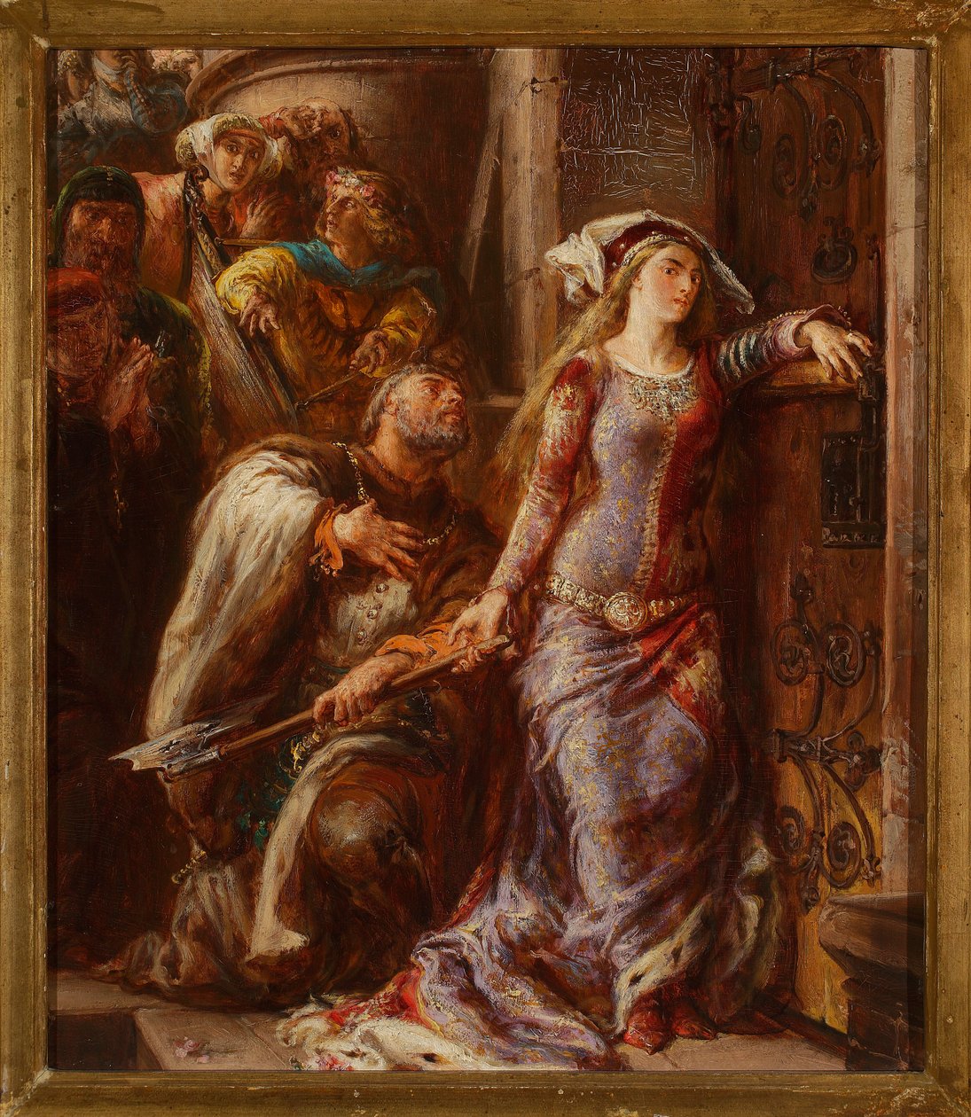 Dronning Jadwiga og Dymitr av Goraj av Jan Matejko