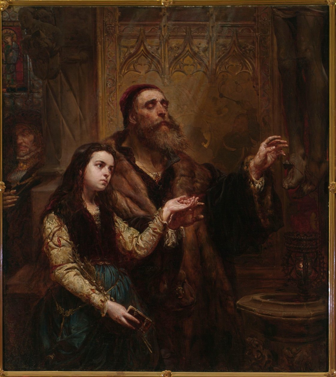 Den blinde Veit Stoss med sitt barnebarn av Jan Matejko