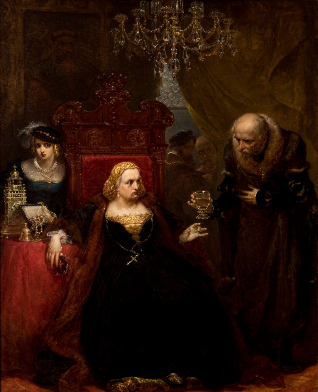 Forgiftningen av dronning Bona av Jan Matejko
