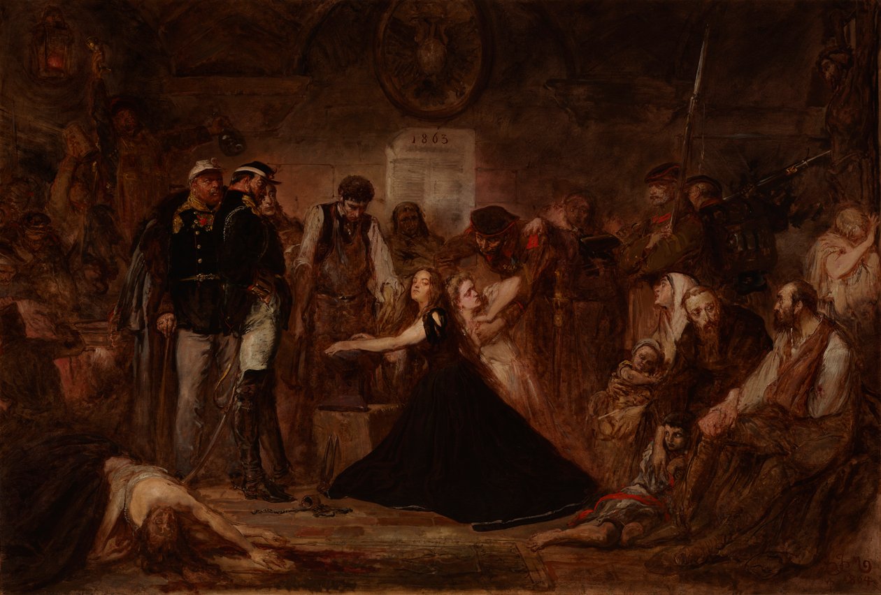 Polonia 1863 (Det lenkede Polen) av Jan Matejko