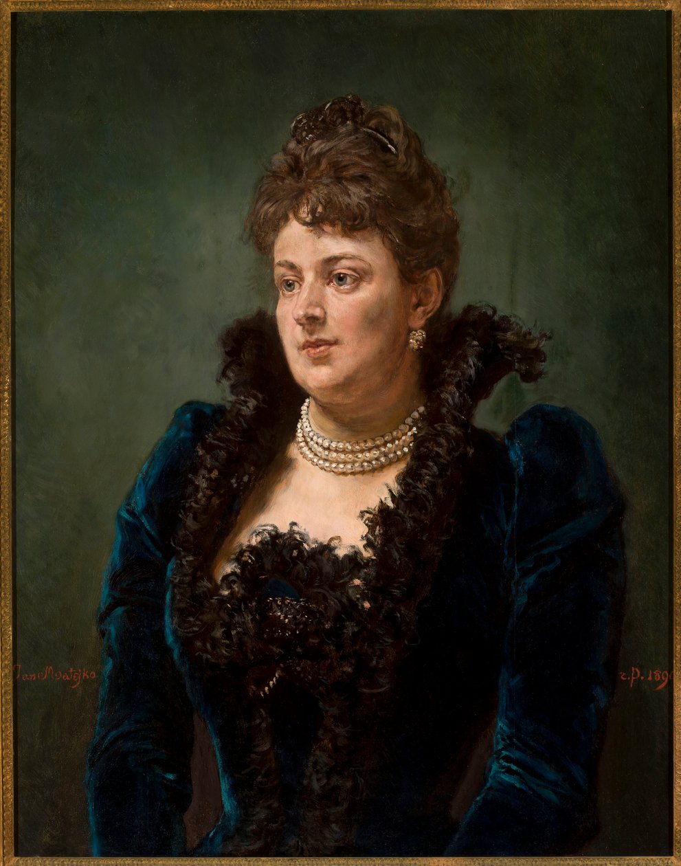 Portrett av Bony Ossowiecka av Jan Matejko