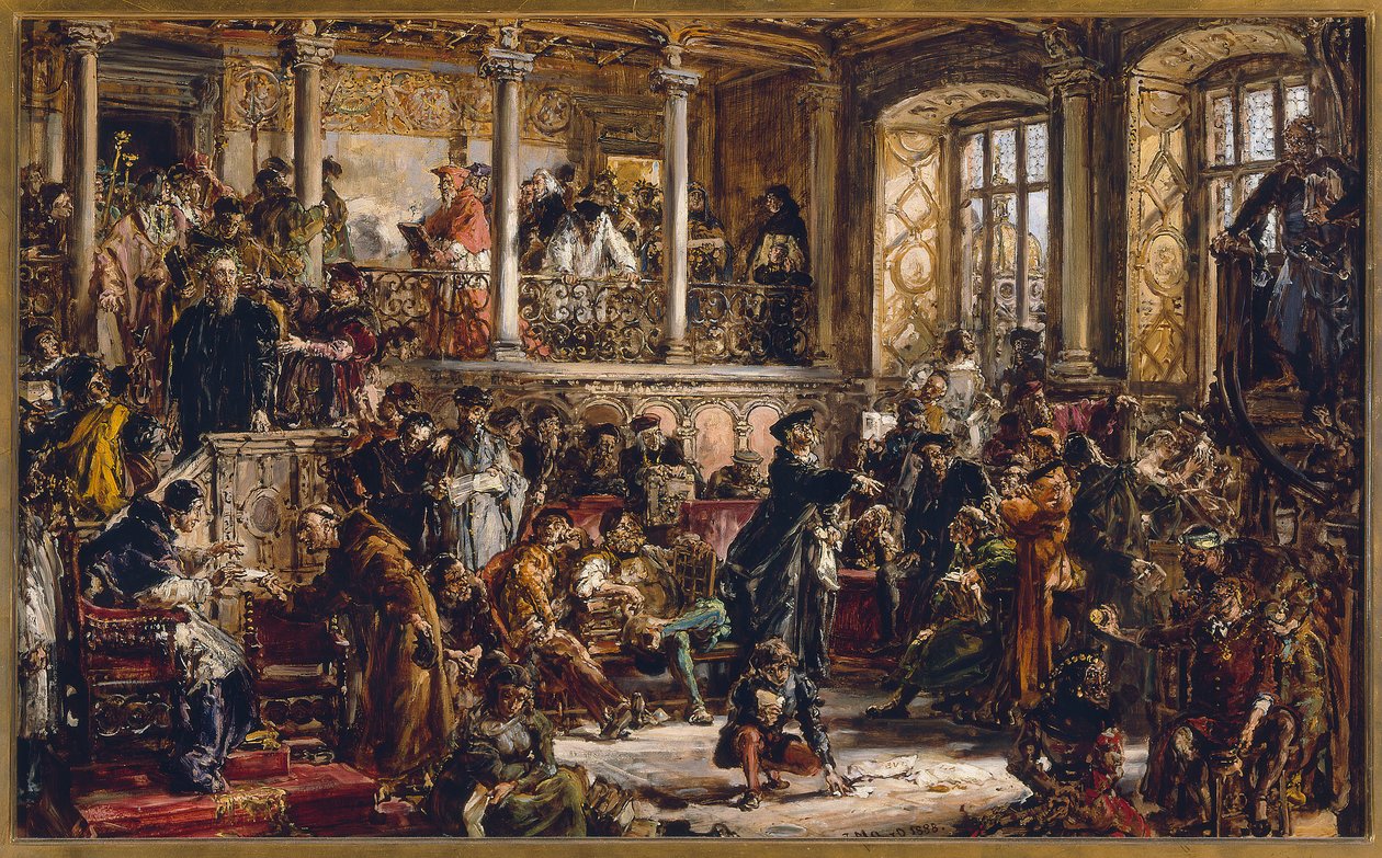 Litteraturens gullalder på 1500-tallet. Reformasjonen. Katolisismens overvekt av Jan Matejko
