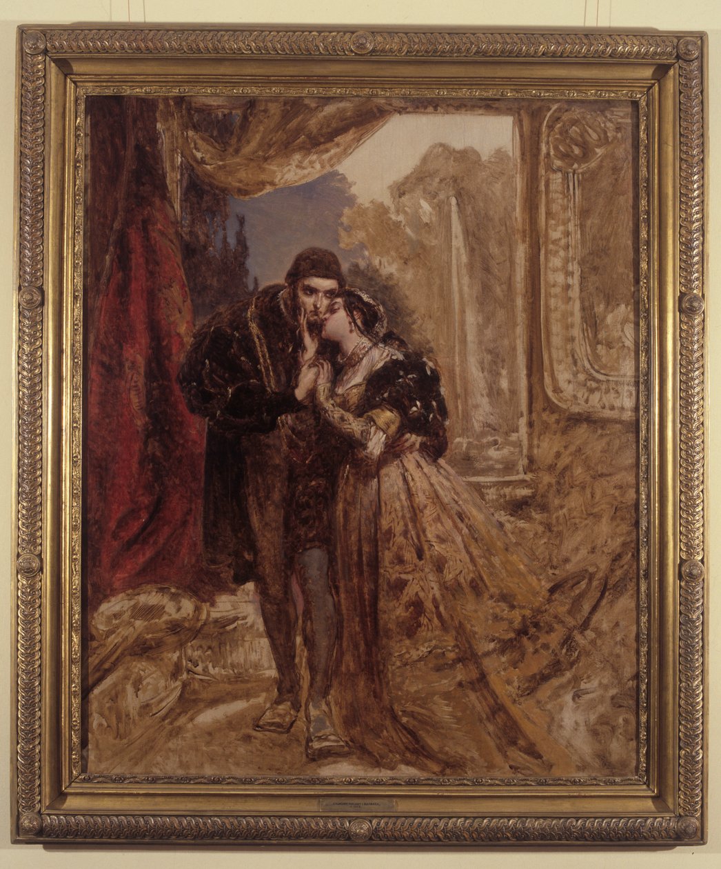 Sigismund August og Barbara Radziwiłł av Jan Matejko