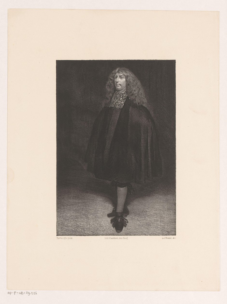 Selvportrett av Gerard ter Borch av Jan Mesker