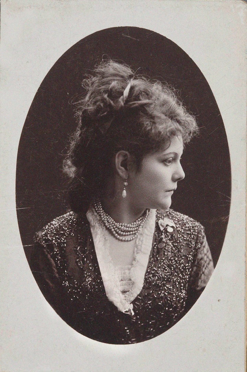 Portrett av pianist og komponist Sophie Menter 1846-1918, 1893. av Jan Mieczkowski