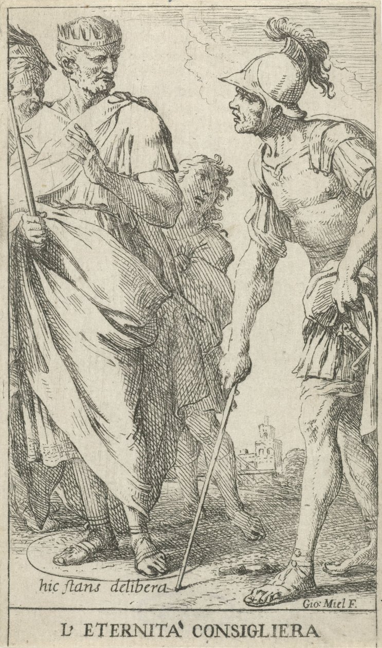 Popilius Laenas tegnet en sirkel L