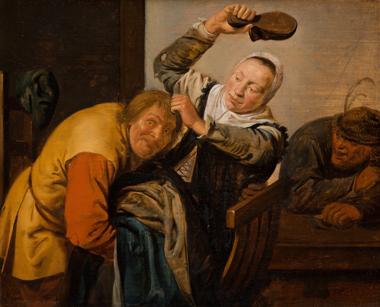The Five Senses: Touch, 1637 av Jan Miense Molenaer
