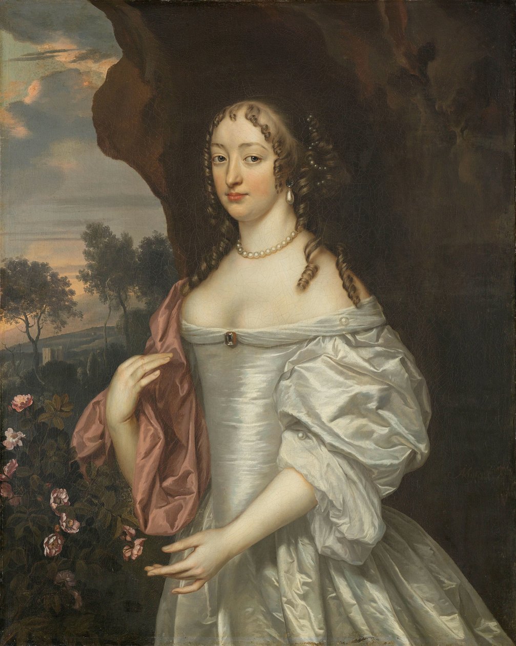 Portrett av Jacoba van Orliens, kone til Jacob de Witte av Haamstede av Jan Mijtens