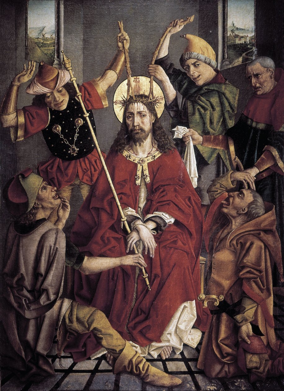 Ecce Homo. 1. halvdel av 1500-tallet (olje på tre) av Jan Mostaert