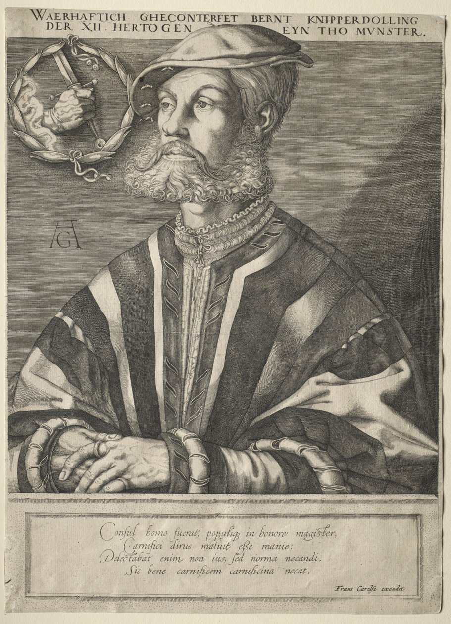 Portrett av Bernard Knipperdolling av Jan Muller