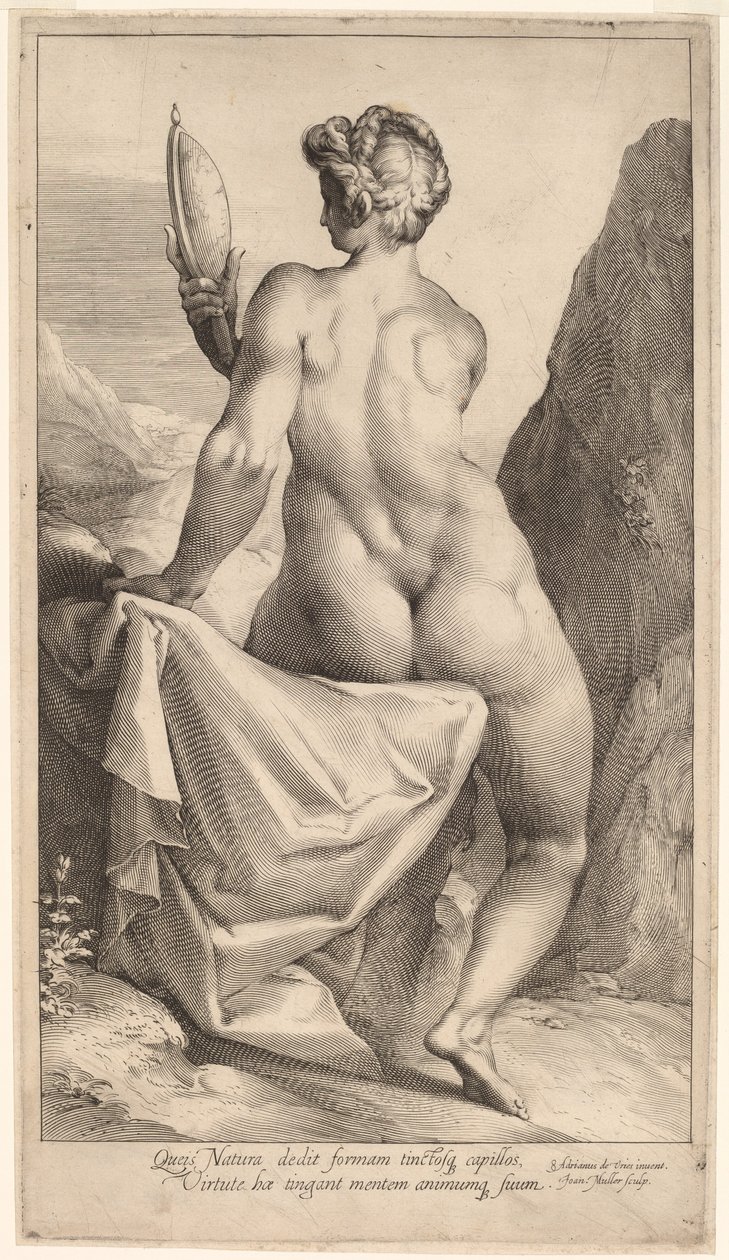 Forsiktighet av Jan Muller, after Adriaen de Vries
