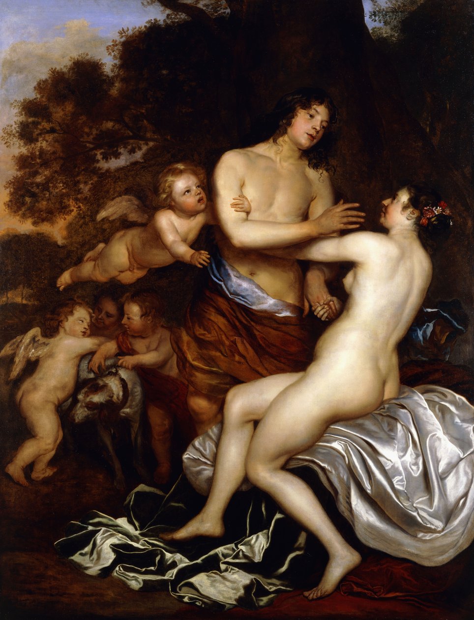 Venus og Adonis av Jan Mytens