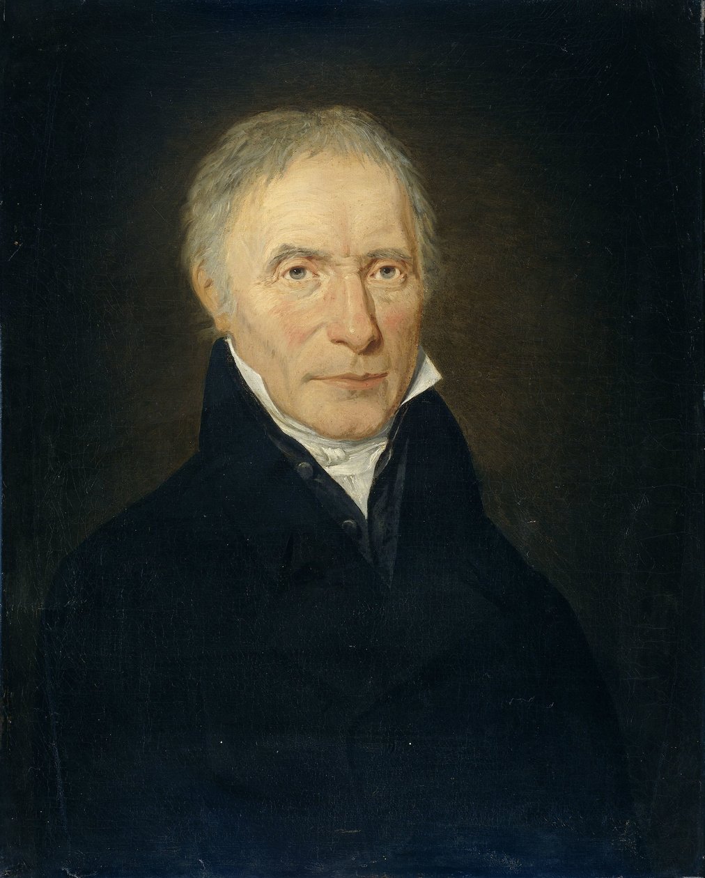 Portrett av Heinrich Gottfried Theodor Crone, grunnlegger av H.G.Th. Crone Company i Amsterdam av Jan Philip Simon
