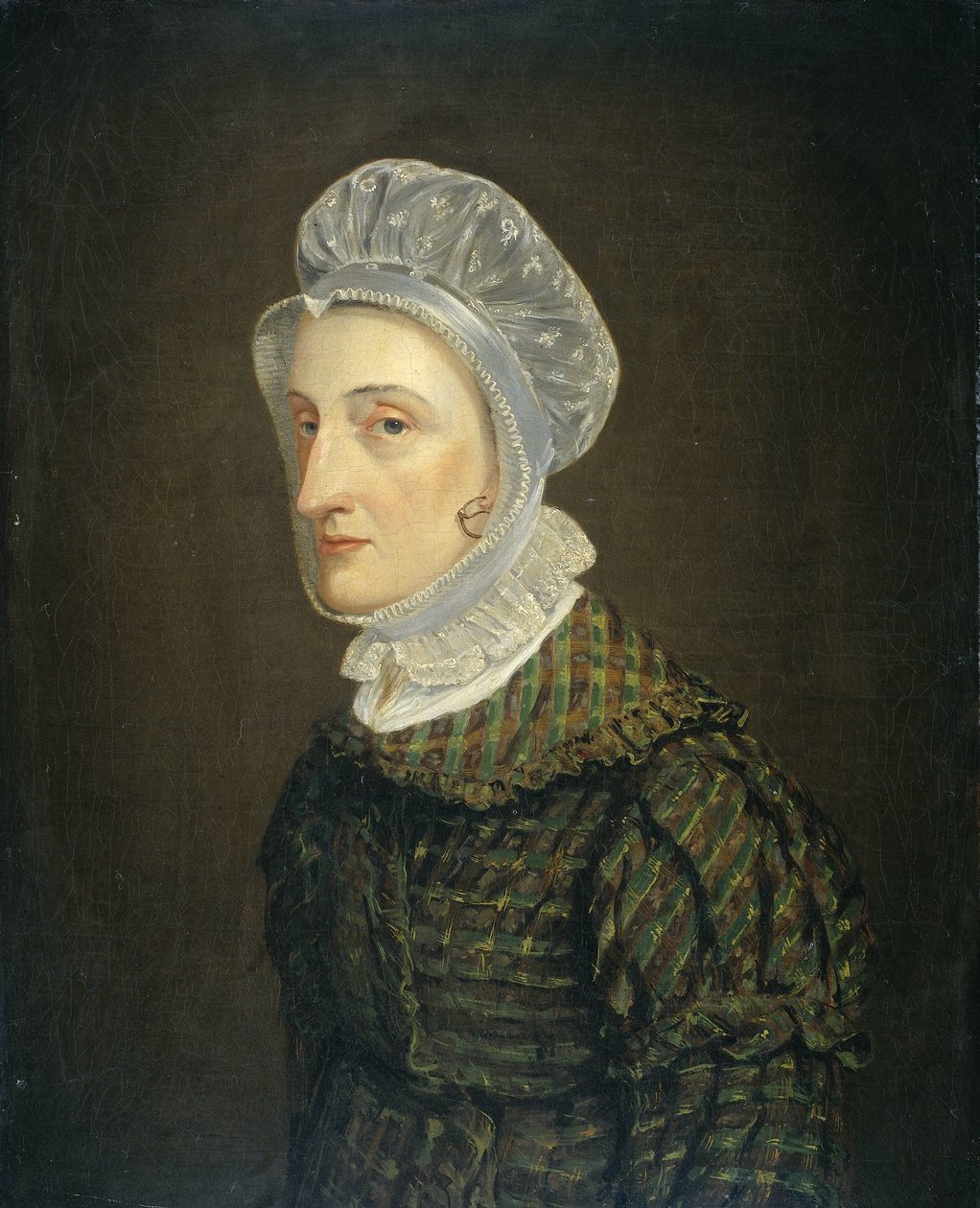 Portrett av Maria Petronella Mann, kone til Heinrich Gottfried Theodor Crone av Jan Philip Simon