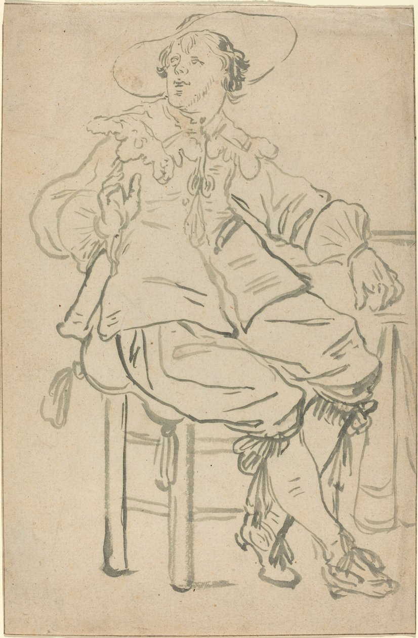 Sittende kavaler av Jan Philipz van Bouckhorst