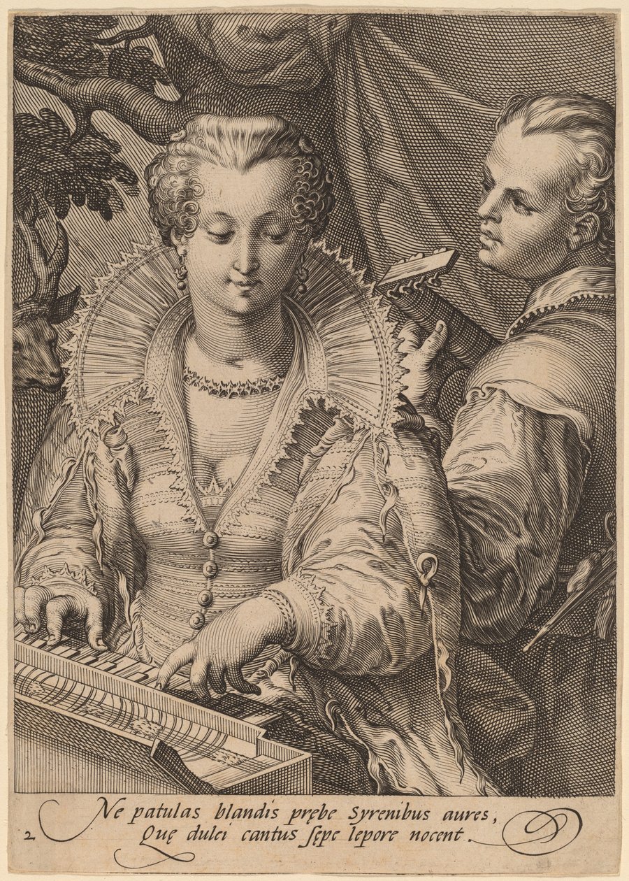 Hørsel av Jan Pietersz Saenredam after Hendrik Goltzius