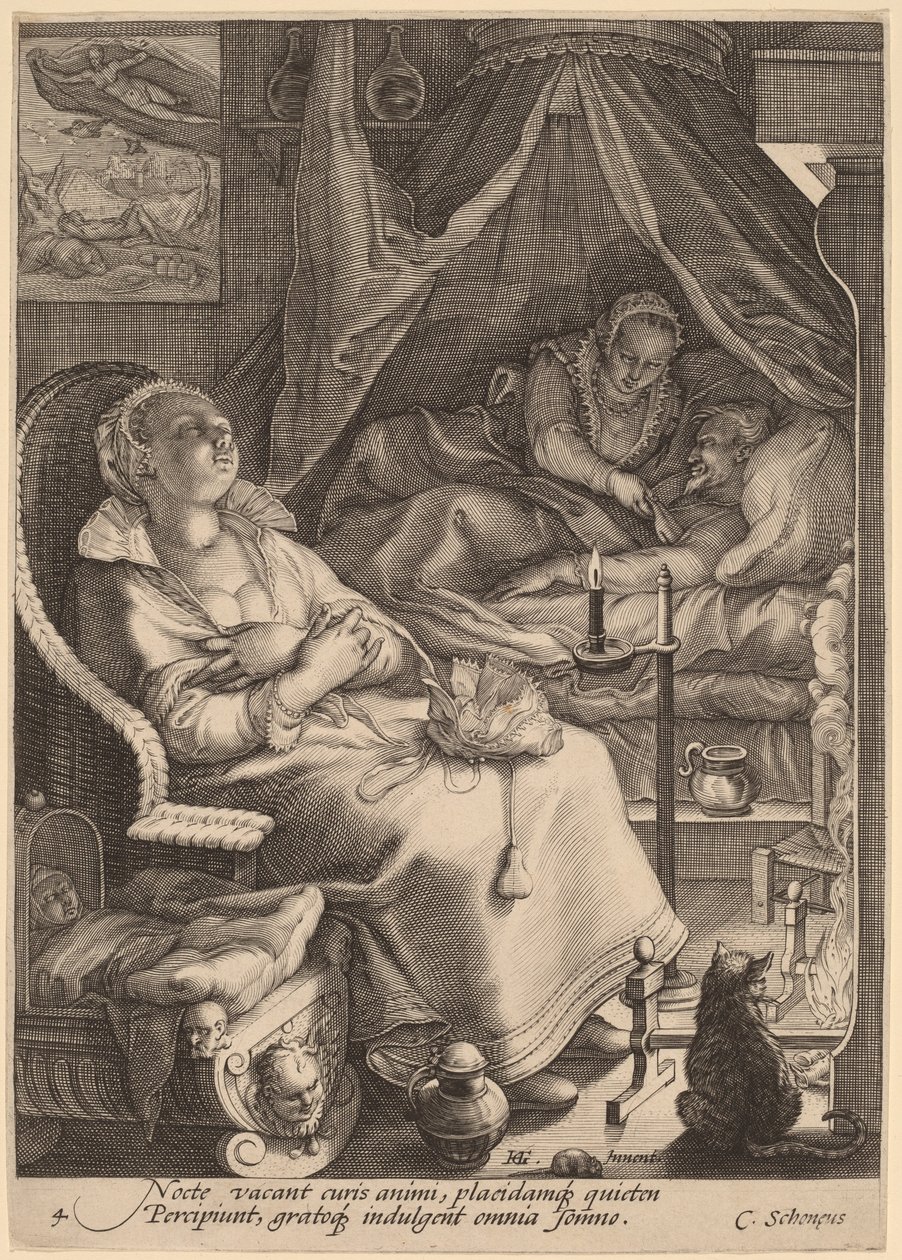 Natt av Jan Pietersz Saenredam, after Hendrik Goltzius