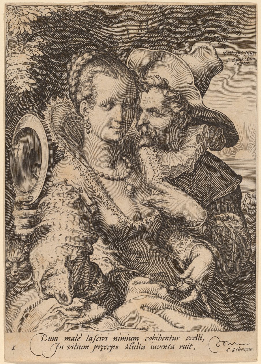 Syn av Jan Pietersz Saenredam after Hendrik Goltzius
