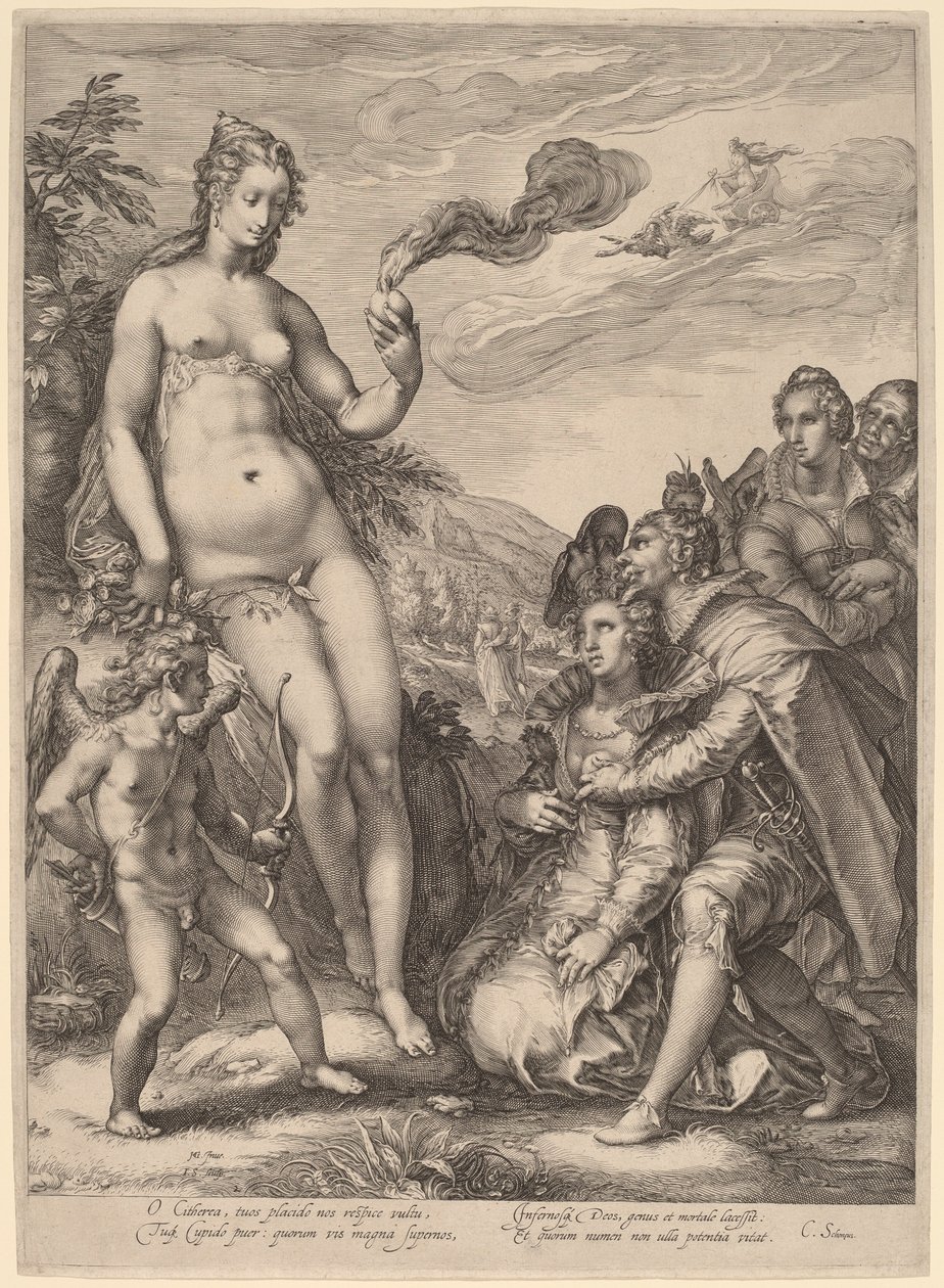 Venuskulten av Jan Pietersz Saenredam, after Hendrik Goltzius