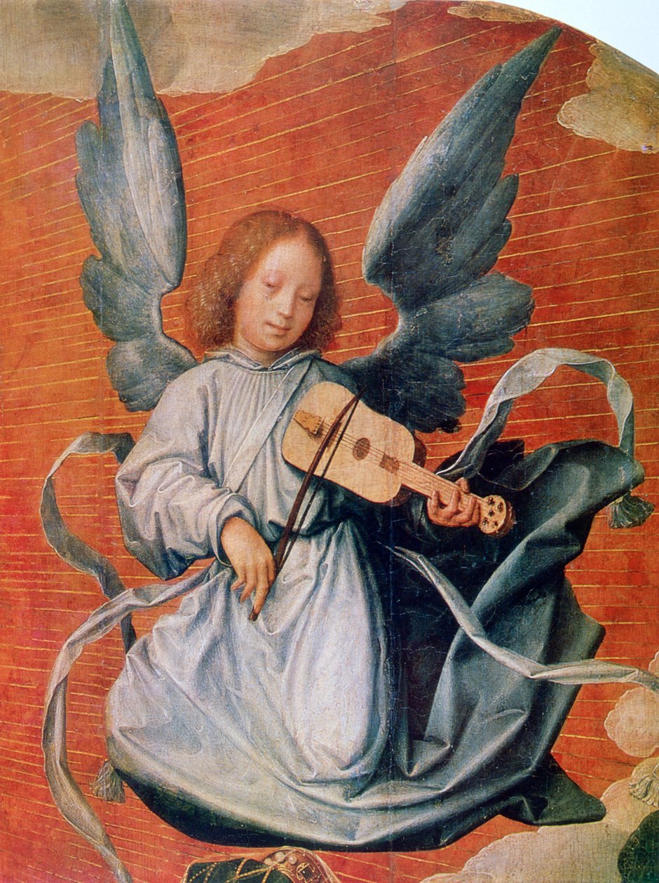 The Virgin in Glory, detalj, 1524 av Jan Provoost