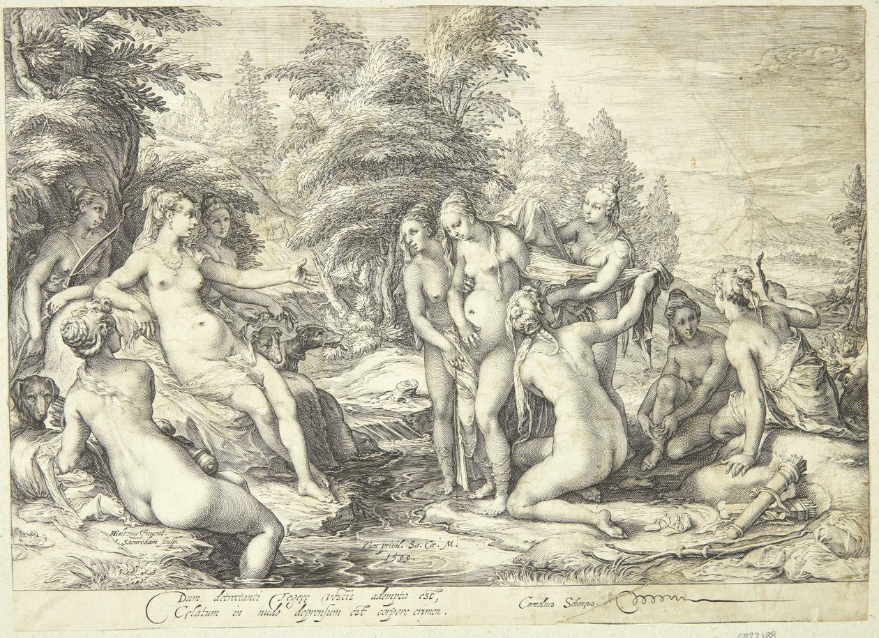 Diana og Callisto av Jan Saenredam