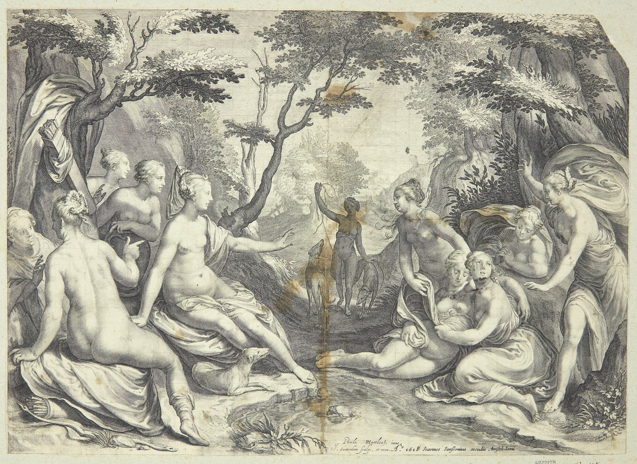 Diana og Callisto av Jan Saenredam