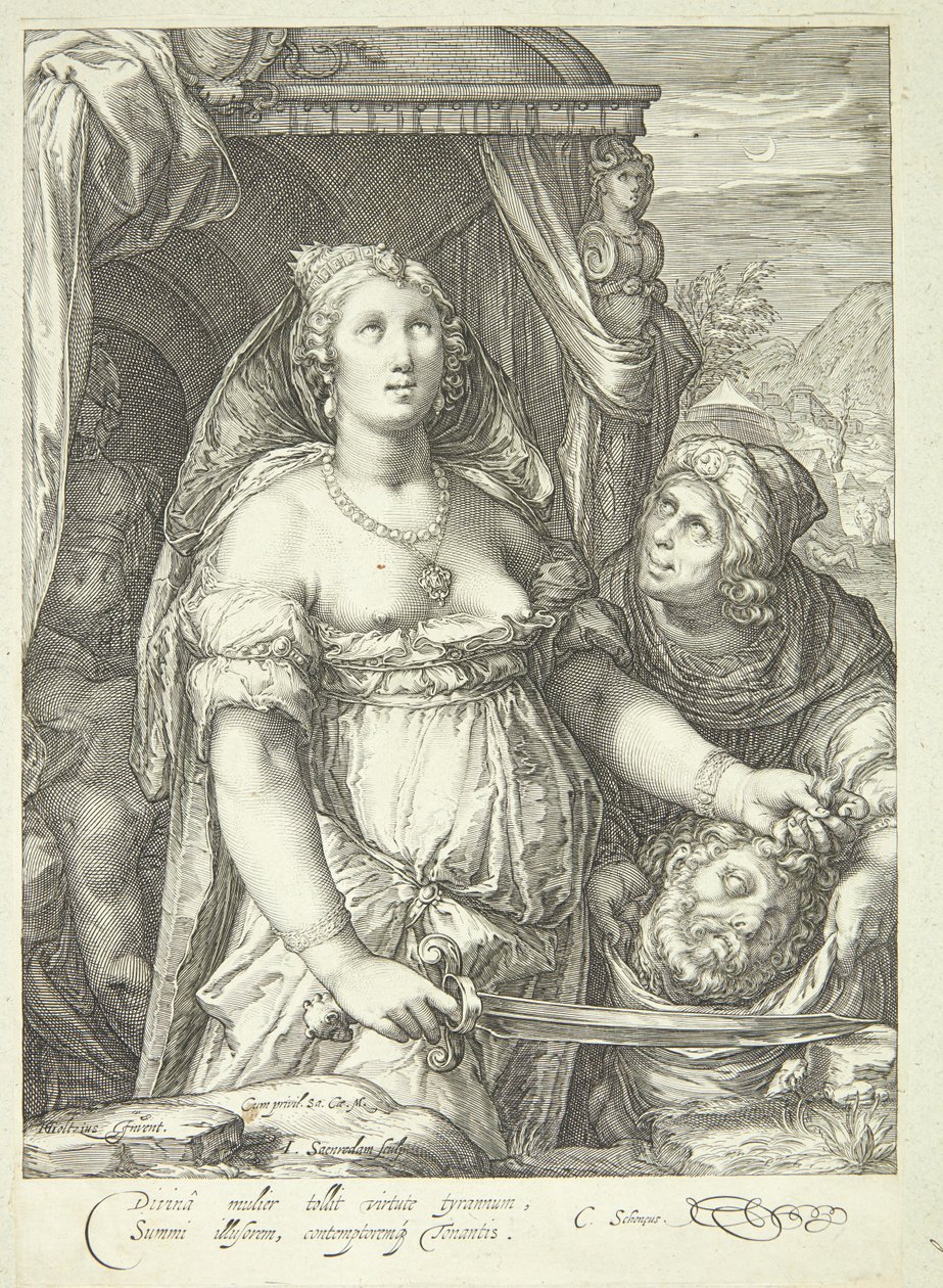 Judith med hodet til Holofernes av Jan Saenredam