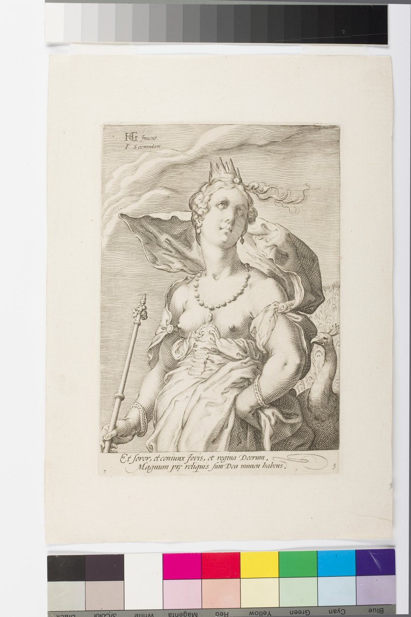 Juno (gravering) av Jan Saenredam