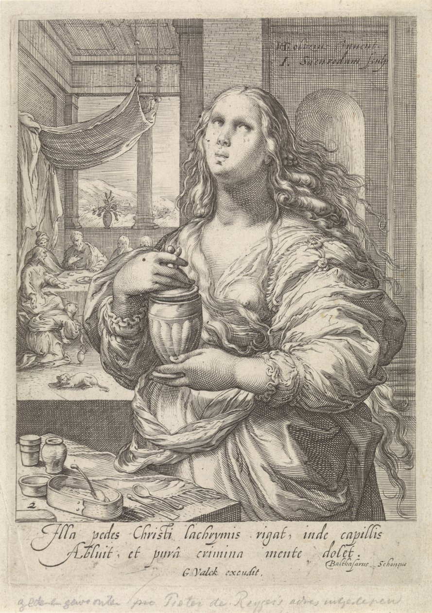 Maria Magdalena Berømte kvinner i Det nye testamente (serietittel) av Jan Saenredam
