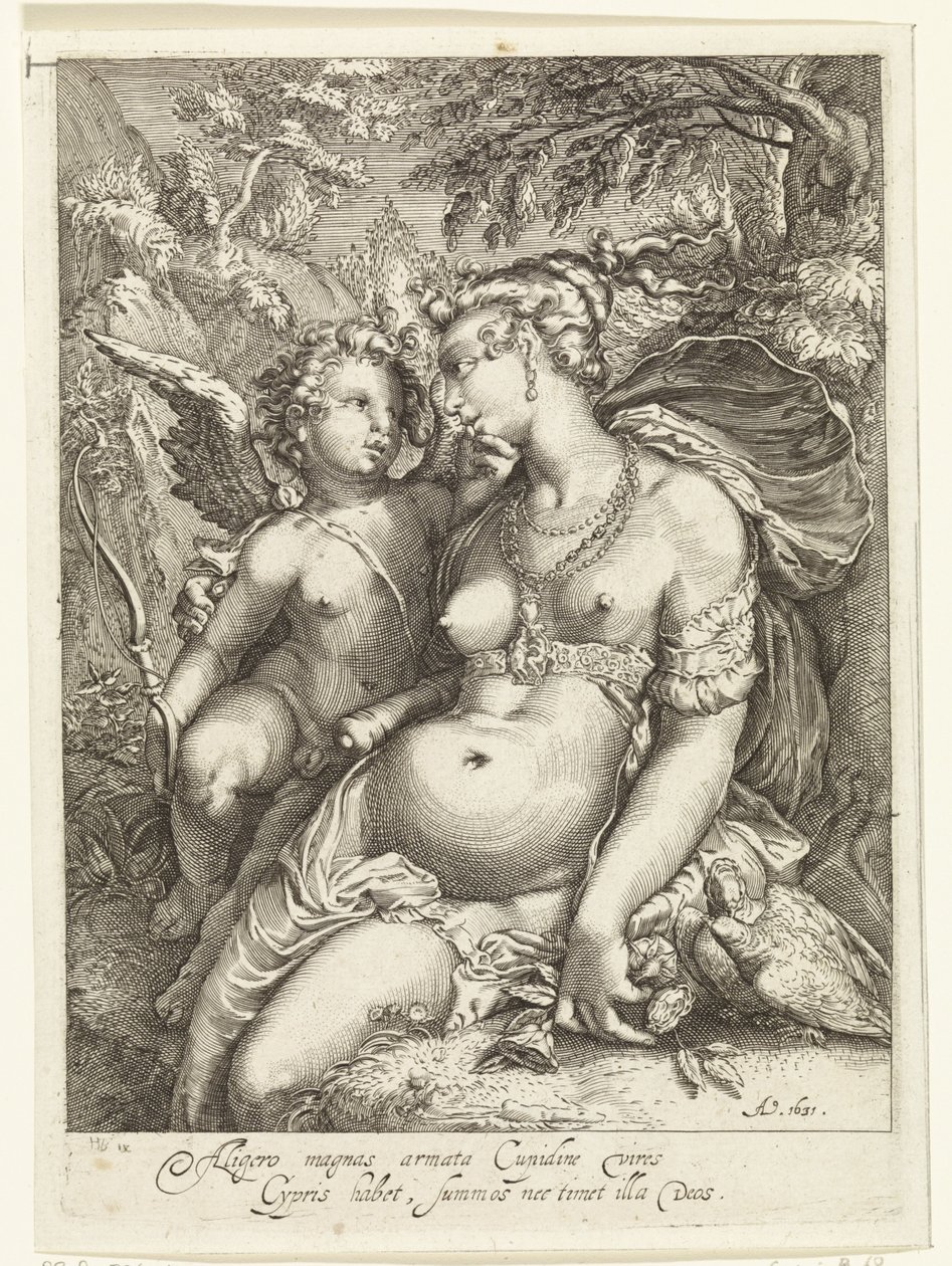 Venus forelsket av Jan Saenredam
