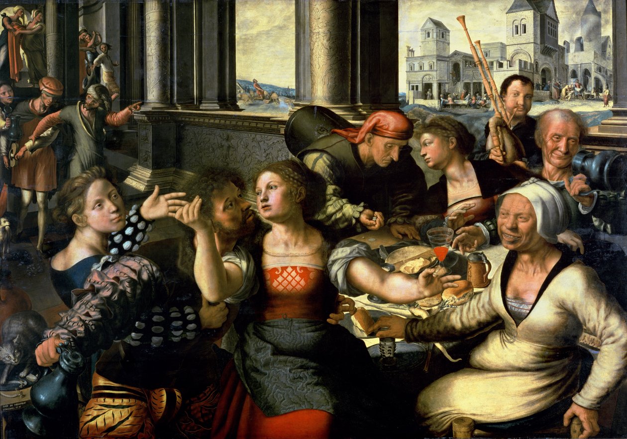 Den fortapte sønn, 1536 av Jan Sanders van Hemessen