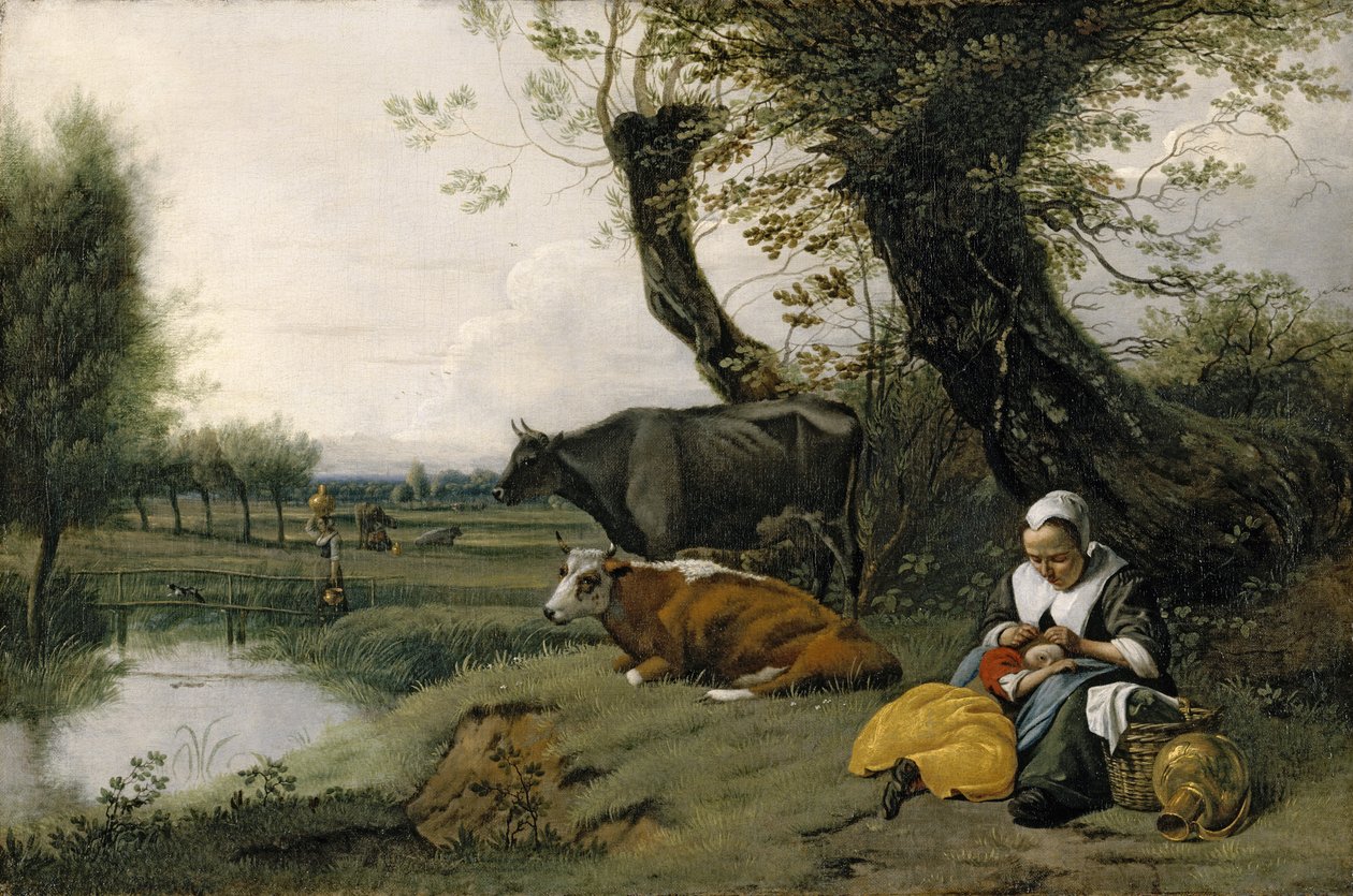 Pastoral scene, ca. 1667-1668 av Jan Siberechts