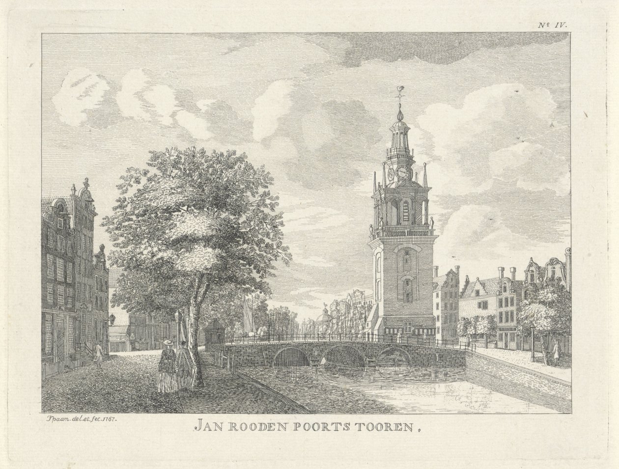 Jan Roodenpoortstoren i Amsterdam Jan Rooden Poorts Tooren (tittel på objekt) av Jan Spaan