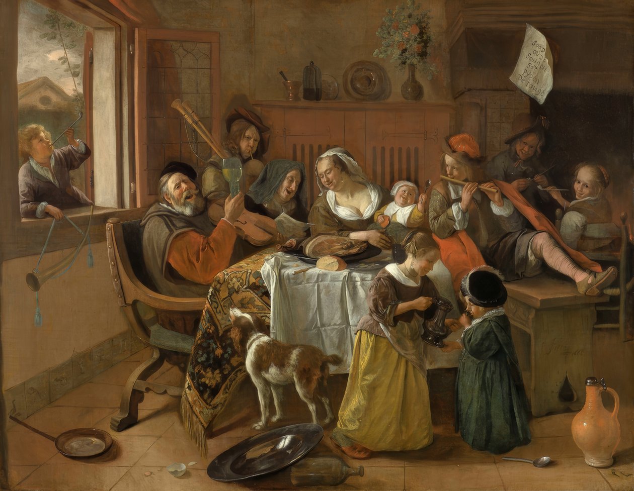 Den lykkelige familien av Jan Havickszoon Steen