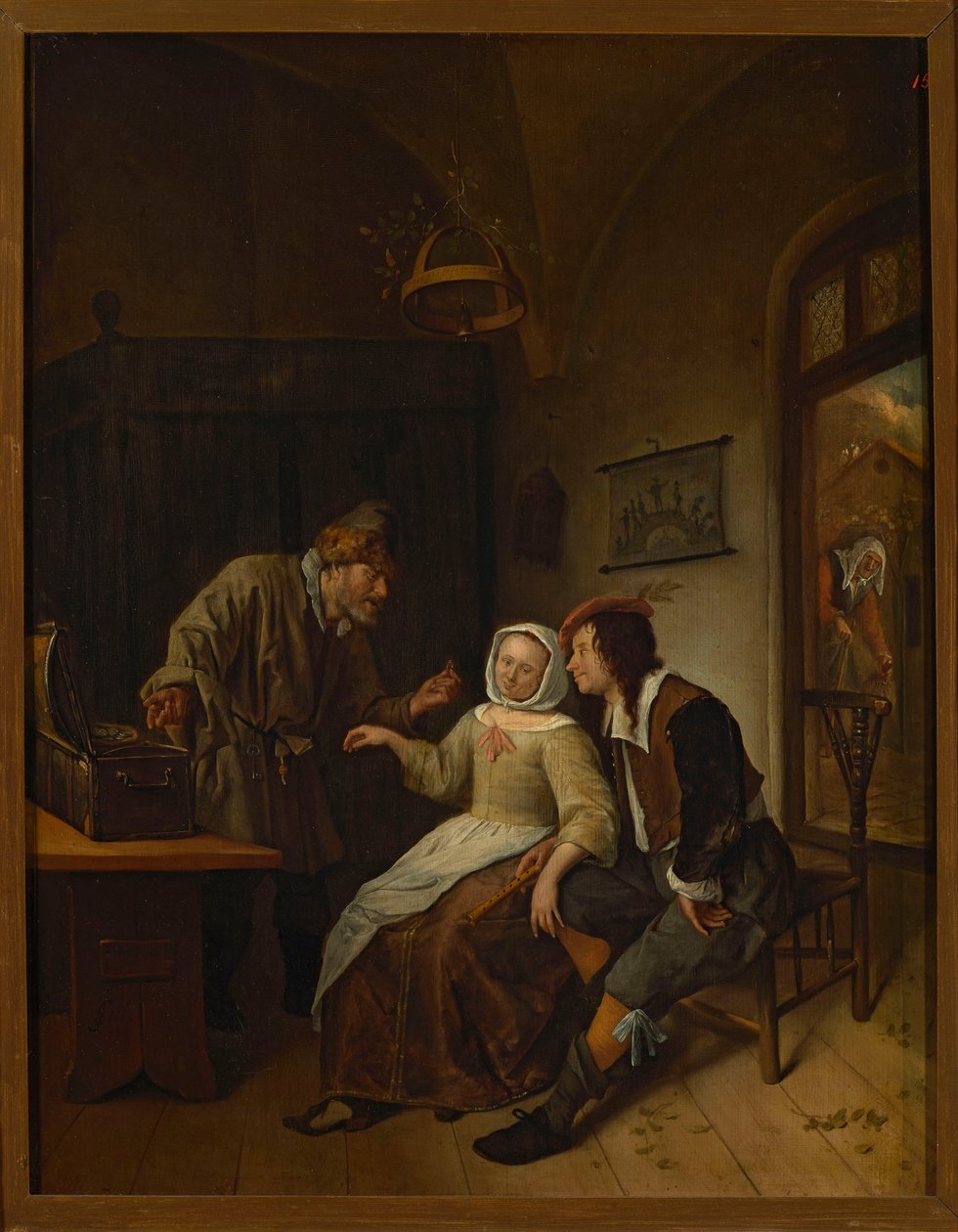 Valget mellom ungdom og rikdom av Jan Steen