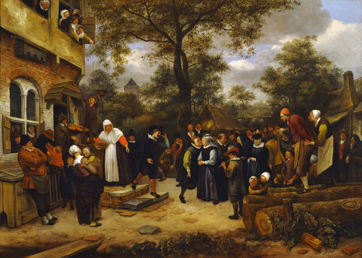 Landsbybryllup av Jan Steen