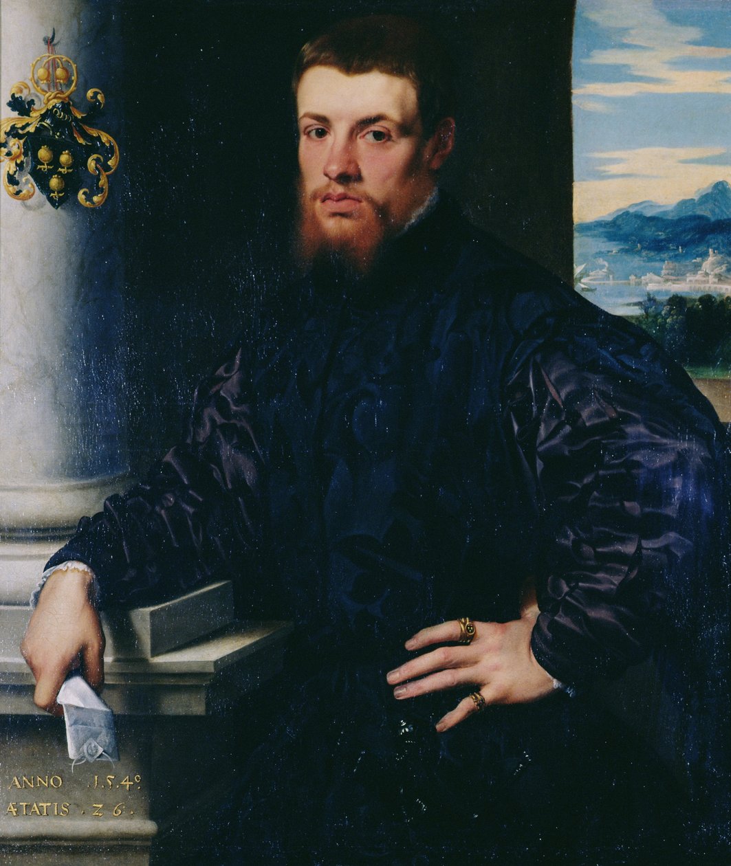 Melchior av Brauweiler (1515-69) 1540 av Jan Stephen van Calcar