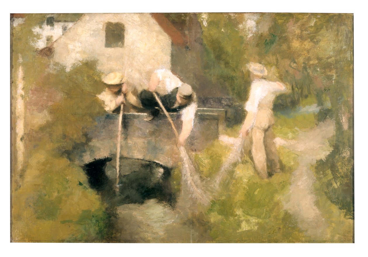 Mudring i Woluwe (olje på lerret) av Jan Stobbaerts