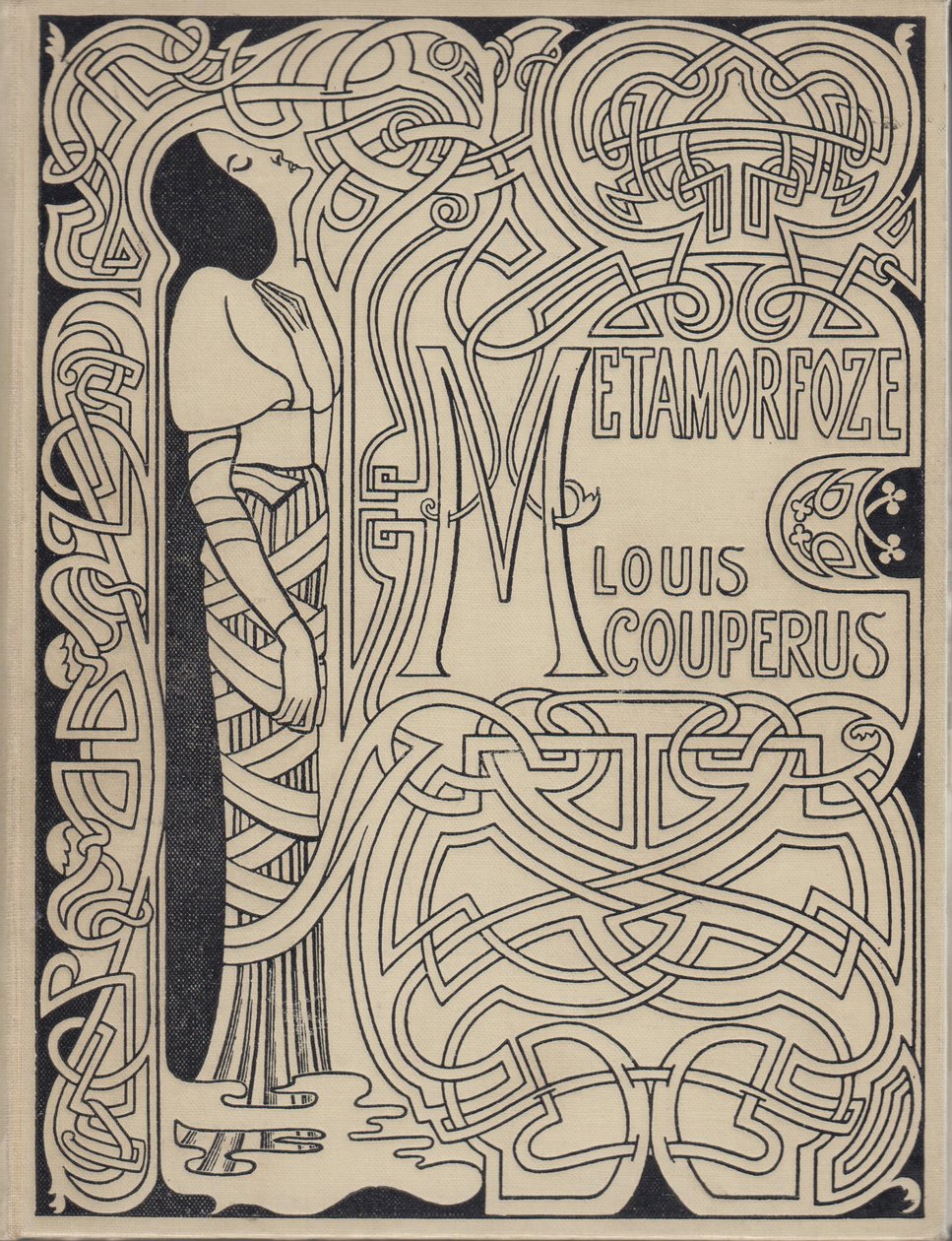 Omslagsdesign Metamorfoze av Louis Couperus, 1897. av Jan Toorop