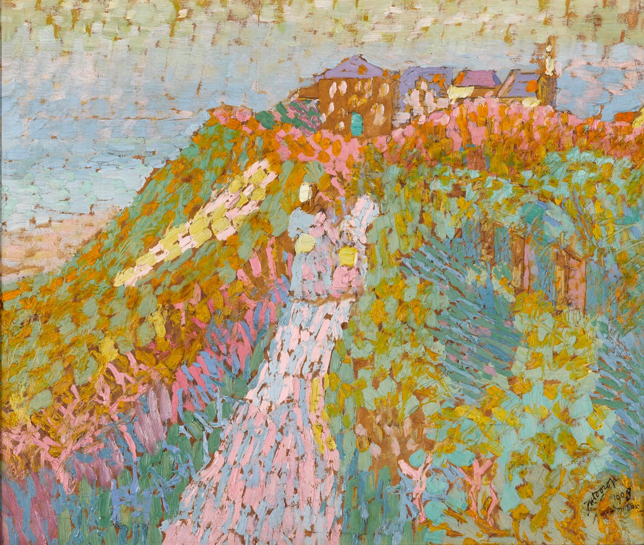 Sanddynene ved Domburg, 1908. av Jan Toorop