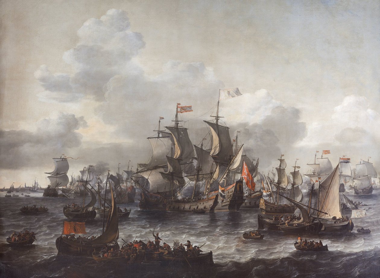 Slaget ved Zuider Zee, 1573 av Jan Theunisz. Blanckerhoff