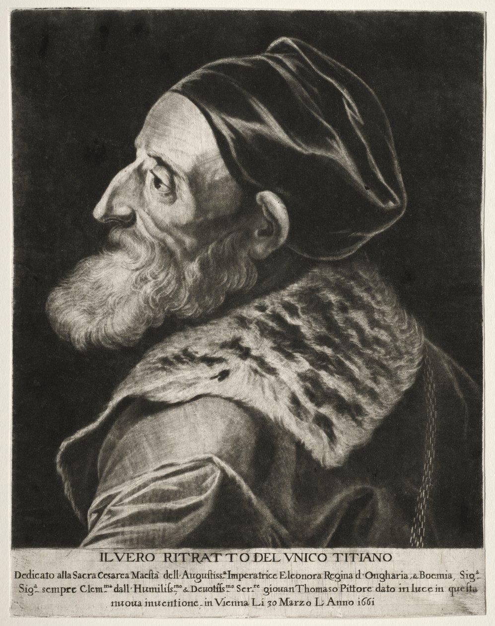 Portrett av Titian av Jan Thomas