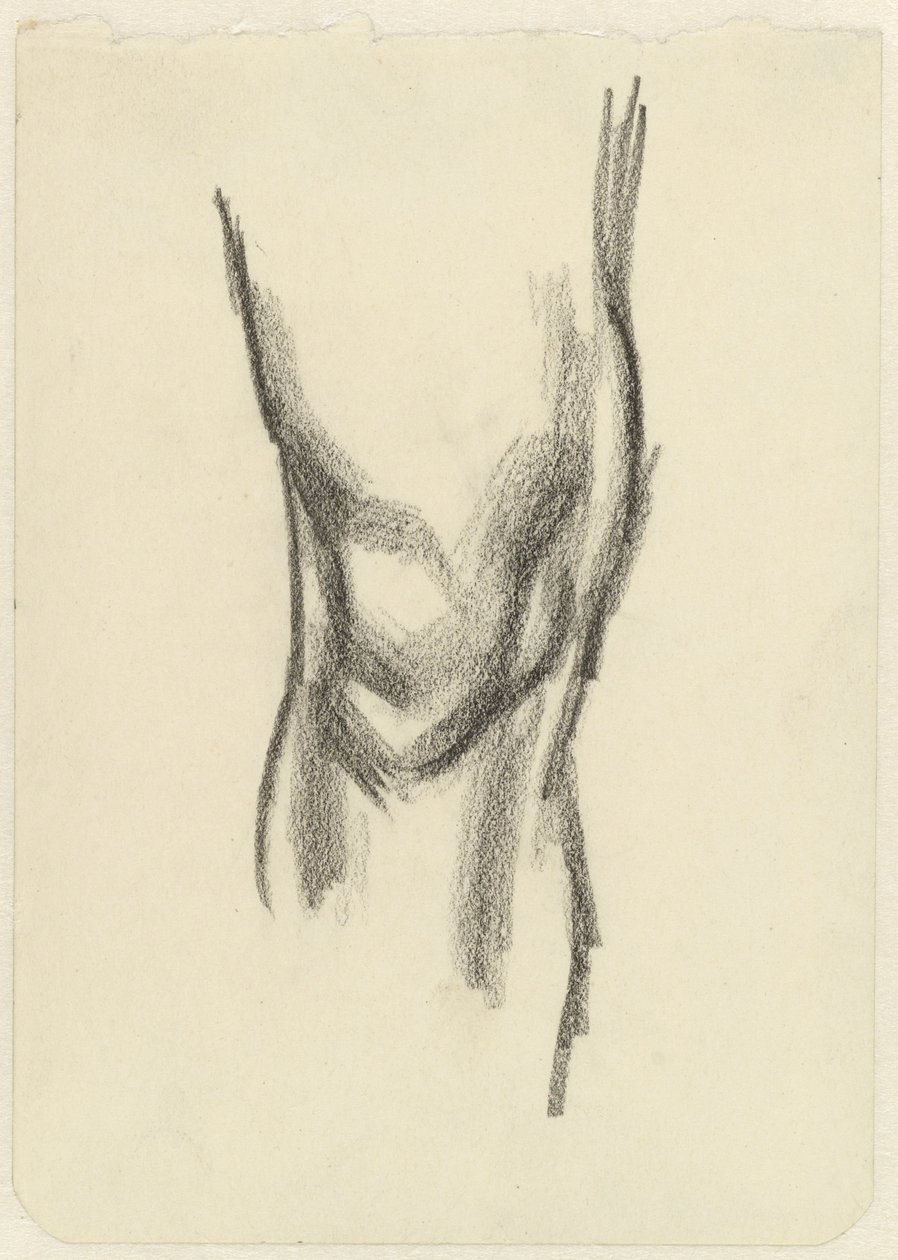 Studie av et kne av Jan Toorop