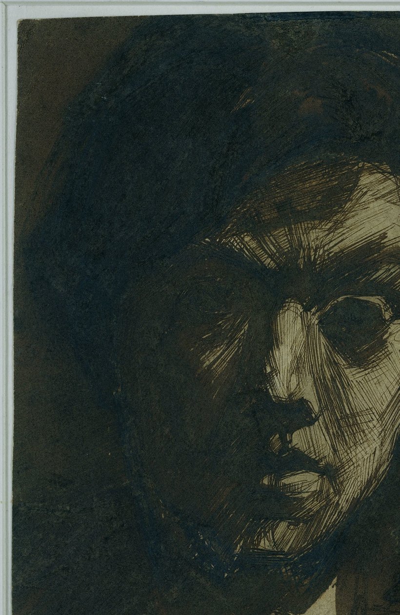 Selvportrett av maleren Jan Toorop av Jan Toorop