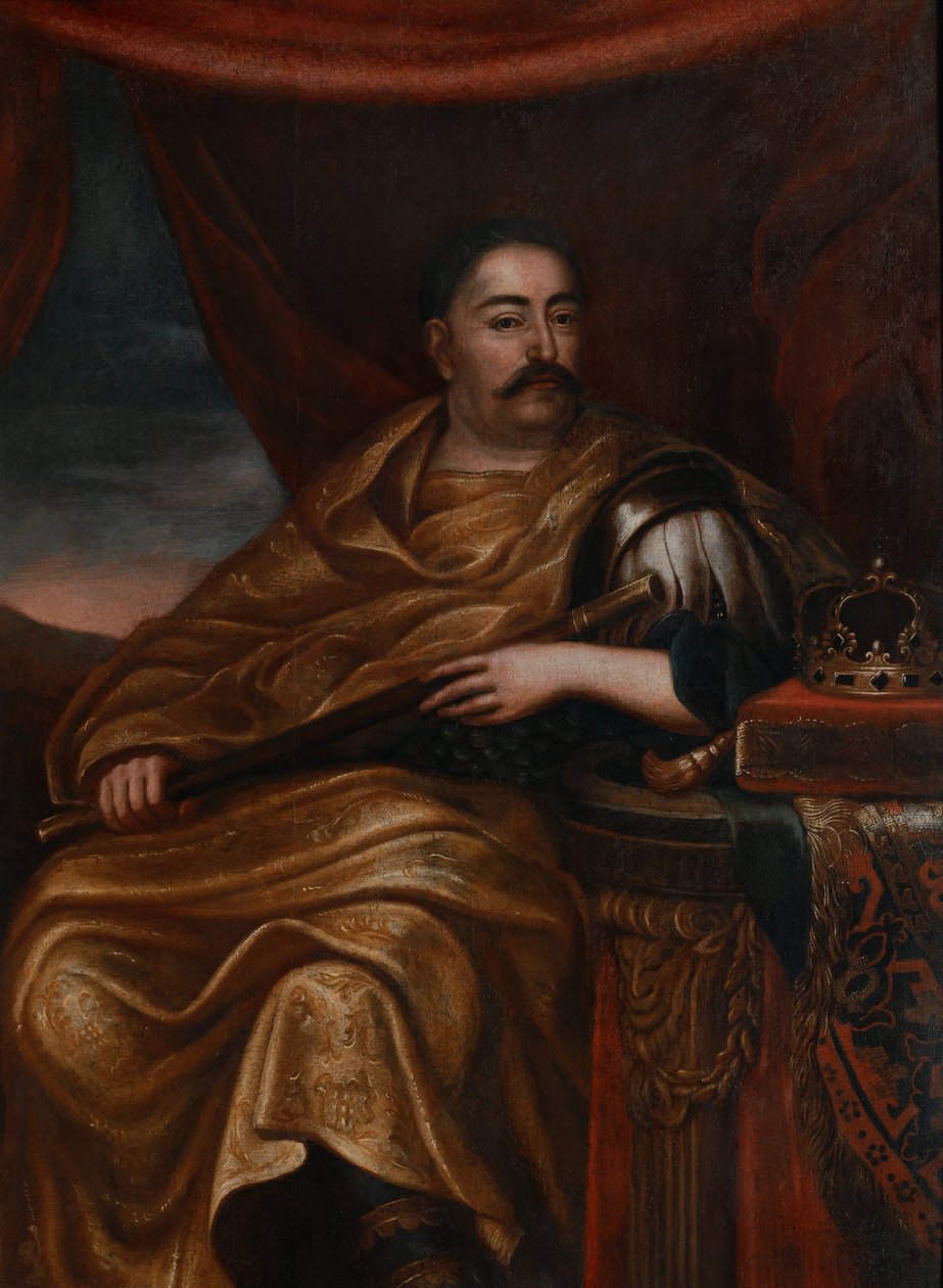 Portrett av John III Sobieski 1629-1696, konge av Polen og storhertug av Litauen av Jan Tricius