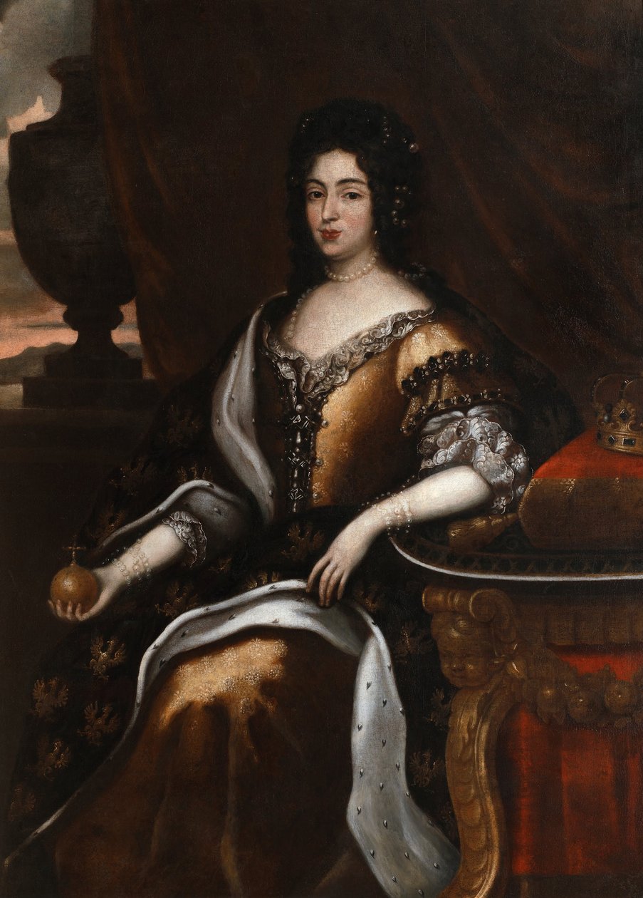 Portrett av dronning Marie Casimire av Jan Tricius