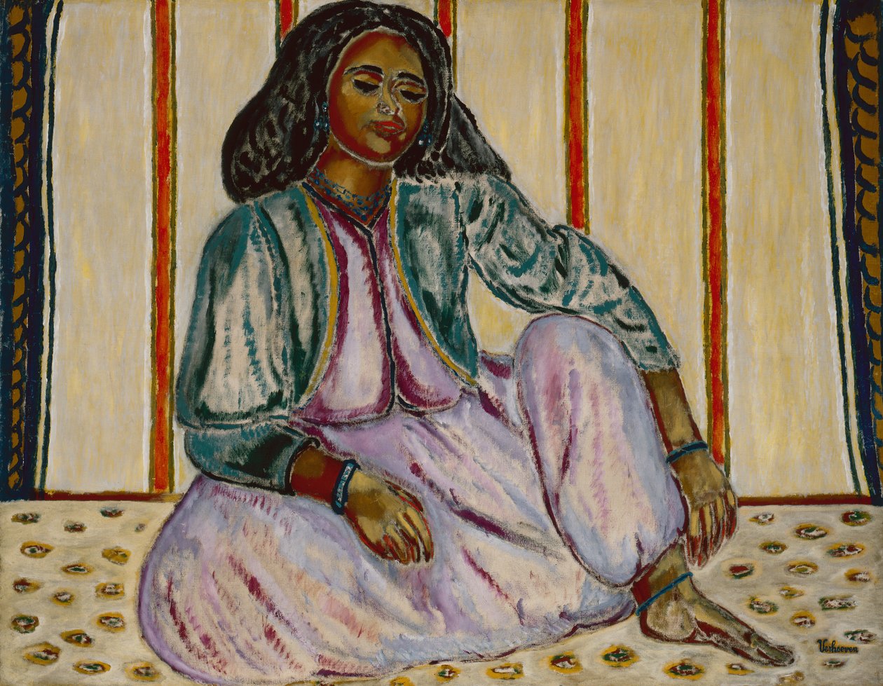 The Odalisque, ca. 1906 (olje på lerret) av Jan Verhoeven