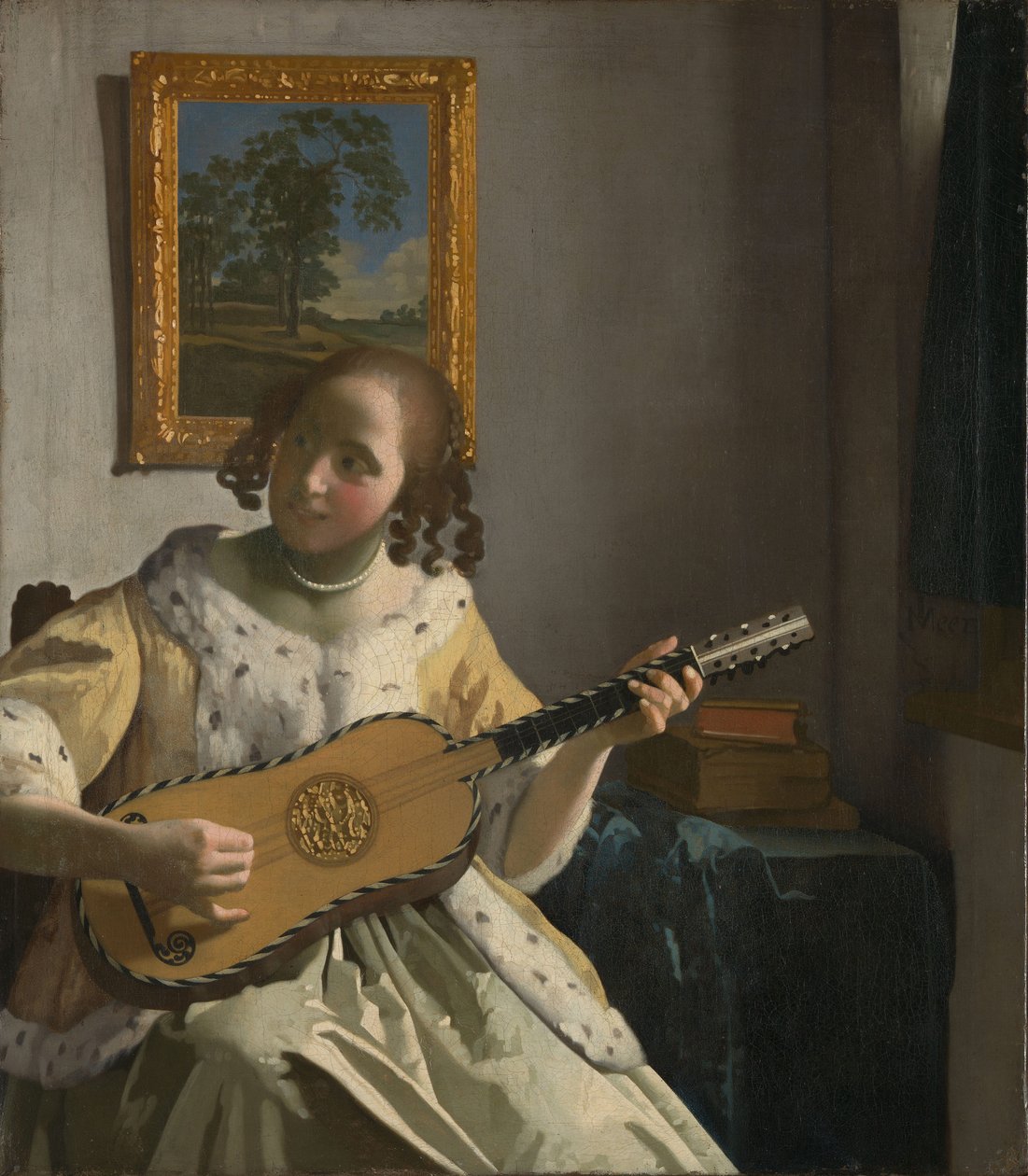 Gitarspilleren av Jan Vermeer van Delft