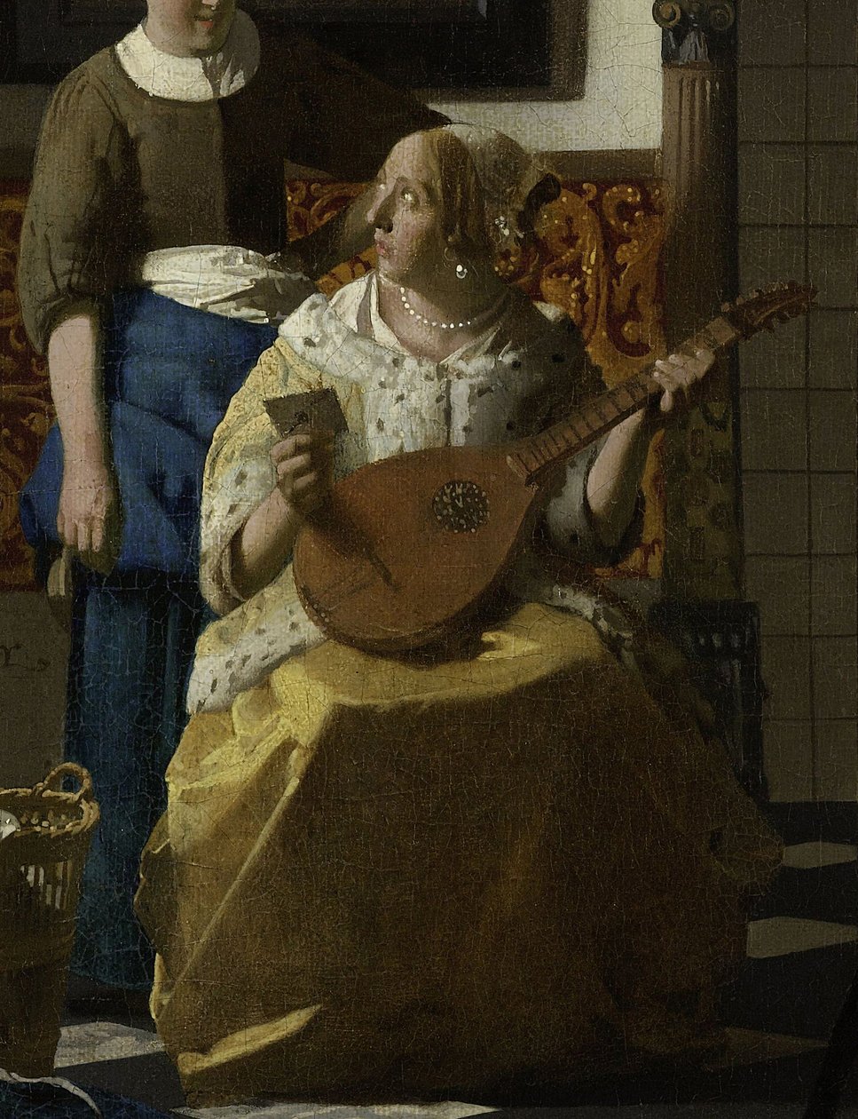 Kjærlighetsbrevet, ca. 1669-70 av Jan Vermeer van Delft
