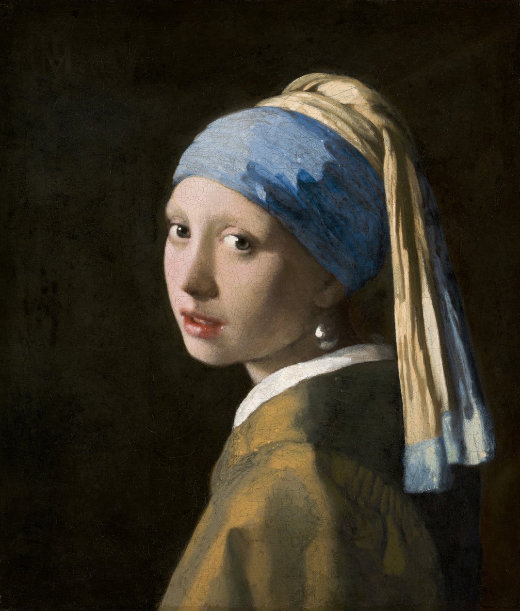 Jenta med perleøreringen av Jan Vermeer van Delft